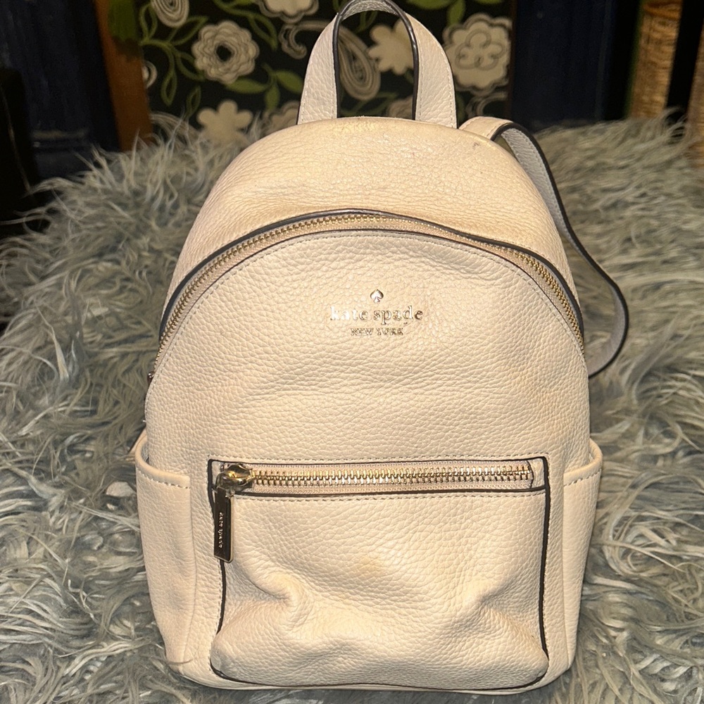 Kate Spade LEILA Pebbled Leather Mini Dome Backpack